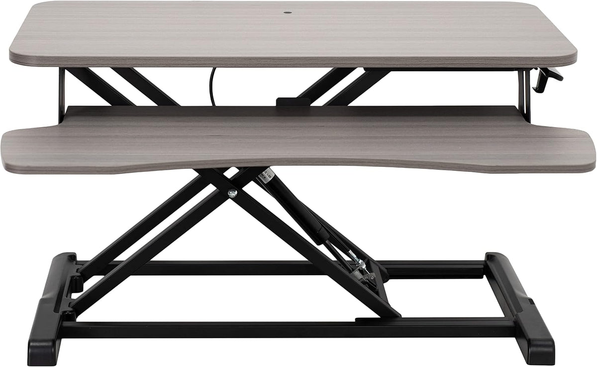VIVO 32 inch Desk Converter, K Series, Height Adjustable Sit to Stand Riser