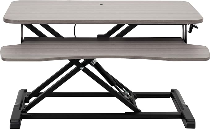 VIVO 32 inch Desk Converter, K Series, Height Adjustable Sit to Stand Riser by VIVO