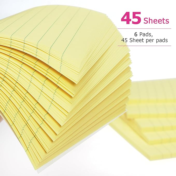 Early Buy 6 Pads Lined Sticky Notes - Image 3