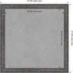 Amanti Art Grey Framed Magnetic Board 27x27 Medium Vision Board - Image 3