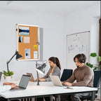 Cork Bulletin Board 24x36 inch Lockable Cork Noticeboard Enclosed Wall-Mounted - Image 5