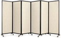 Upgrade Version Room Partition and Divider, Freestanding Rolling Dividers by StrongBird