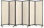 Upgrade Version Room Partition and Divider, Freestanding Rolling Dividers by StrongBird