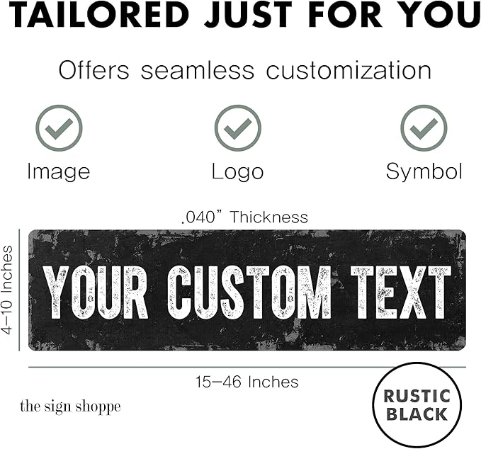 The Sign Shoppe Rustic Custom Metal Sign - Image 2