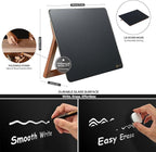 Black Glass Desk Whiteboard - Image 3