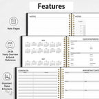 SUNEE 2026 Appointment Book, Quarter-Hourly, Weekly & Monthly - Image 5