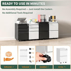 TEEALUBAN 2 Drawer File Cabinet - Image 6