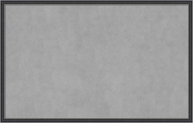 Amanti Art Black Framed Magnetic Board 21x33 Large Vision Board by AmantiArt