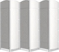 Cocosica 6 Panel Room Divider, 6Ft Folding Privacy Screen, Tall