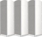 Cocosica 6 Panel Room Divider, 6Ft Folding Privacy Screen, Tall