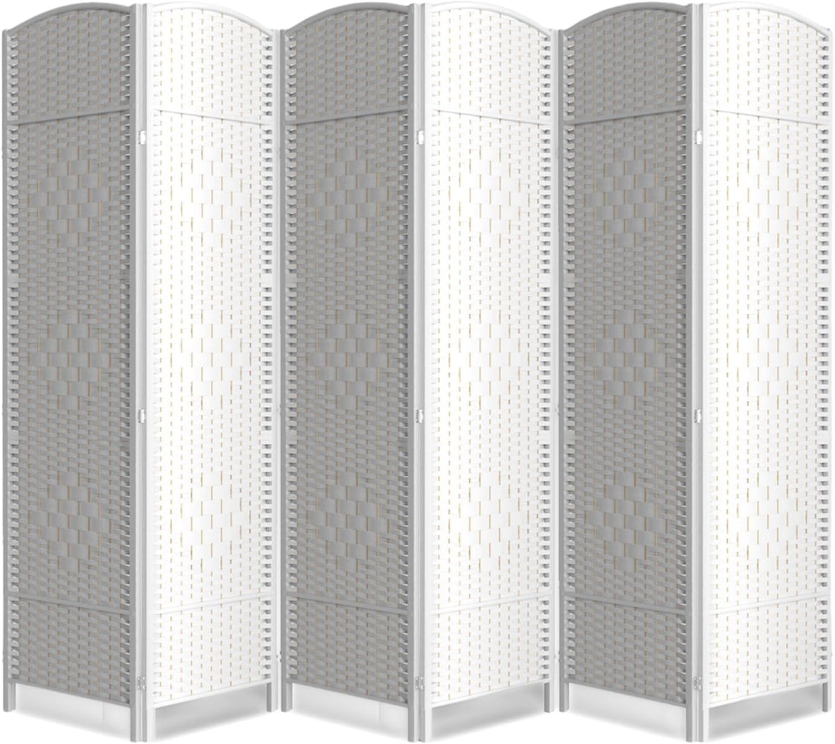 Cocosica 6 Panel Room Divider, 6Ft Folding Privacy Screen, Tall