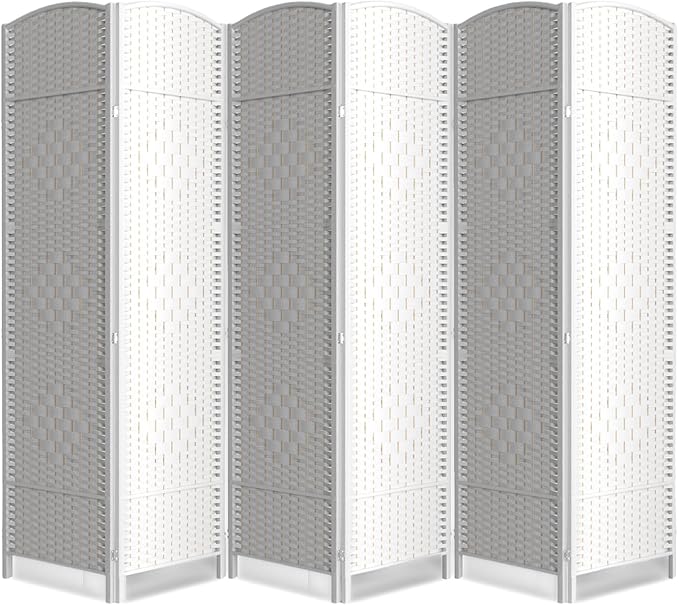 Cocosica 6 Panel Room Divider, 6Ft Folding Privacy Screen, Tall by cocosica