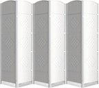 Cocosica 6 Panel Room Divider, 6Ft Folding Privacy Screen, Tall by cocosica