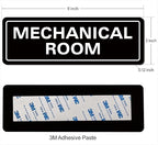 Mechanical Room Sign – Equipment Room Sign, Premium Durable Acrylic Material - Image 2