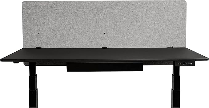 Stand Up Desk Store ReFocus Clamp-on Acoustic Desk Divider Privacy Panel That - Image 5