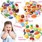 UMIKU 100 Pack Animal Pencil Erasers 3D Desk Pet - Image 6