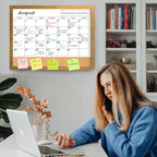 Calendar Whiteboard for Wall, 18x24 Inches White Board Calendar Dry Erase - Image 7