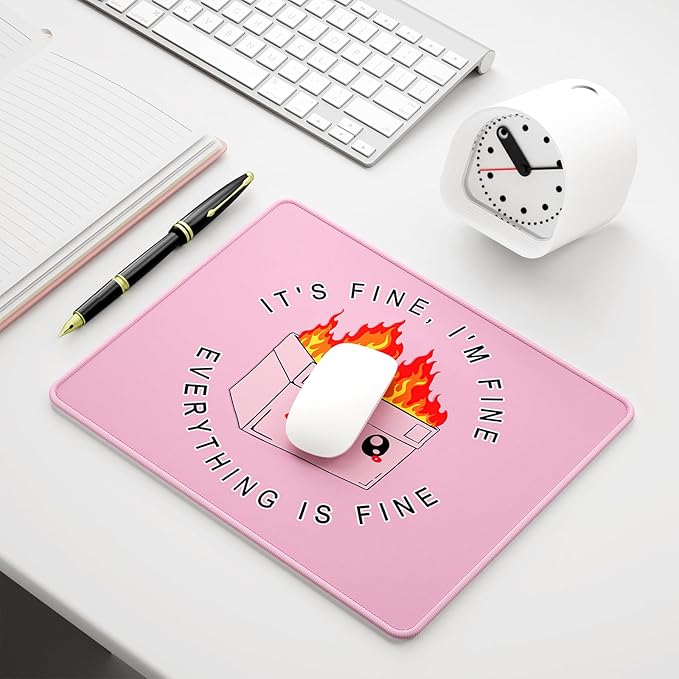 Auhoahsil Mouse Pad, 12 x 10 in Dumpster on Fire Computer Mouse Pad - Image 7