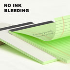 AILZFEI 6pcs Small Note Pad 5x8 College Ruled Green Legal Pads Paper Notepads 6 - Image 4