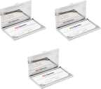 Stephanie Imports Set of 3 Slim & Minimalist Metal Business Card Holder Unisex - Image 3