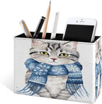 Famame Winter Scarf Cat Pencil Holder - Image 2