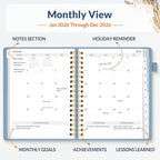 SUNEE 2026 Planner 5.9" x 8.3" – Dated Productivity Planner - Image 4