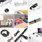 Cord Management Organizer Kit 4 Cable Sleeve split - Image 7