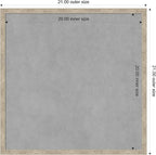 Amanti Art Silver Framed Magnetic Board 21x21 Medium Vision Board - Image 3