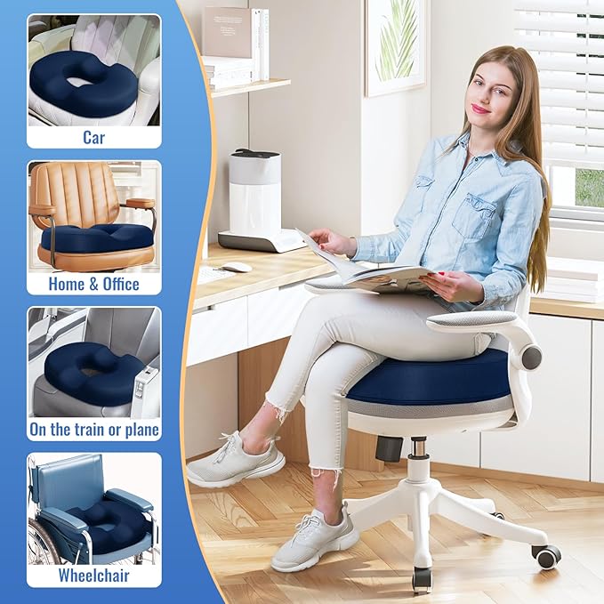 CloudBliss Donut Pillow Seat Cushion Chair Pad - Image 6