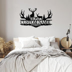 Dyoart Personalized Deer Metal Cabin Sign | Custom Metal Signs Outdoor | Deer - Image 8