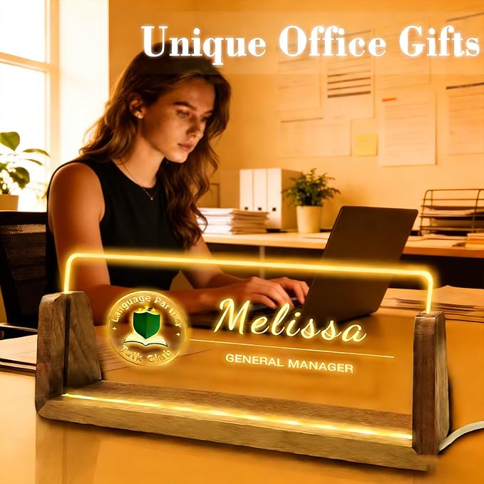 Desk Name Plate Personalized - Image 7