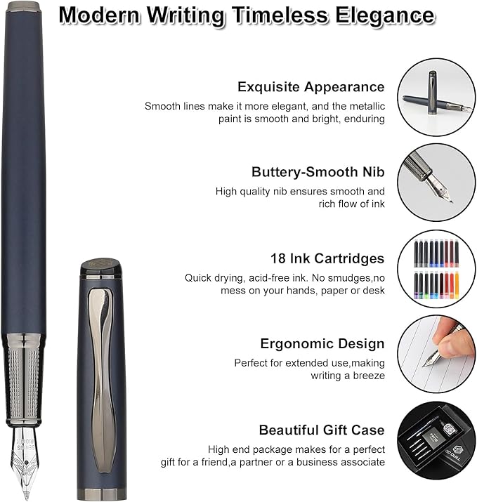 GC QUILL Calligraphy Fountain Pen Set - Image 6