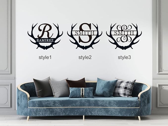Personalized Monogram Antlers - Image 5