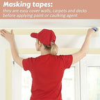 Fainne Masking Tape Bulk General Purpose Masking Painting Tape 55 Yards - Image 5