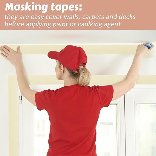 Fainne Masking Tape Bulk General Purpose Masking Painting Tape 55 Yards - Image 5