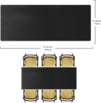 CENNBIE Leather Desk Pad Large, Extended Non-Slip Mouse Pad, Waterproof PU - Image 2