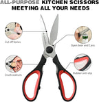 Kitchen Cooking Shears Heavy Duty Kitchen Scissor with, Detachable, All Purpose - Image 3