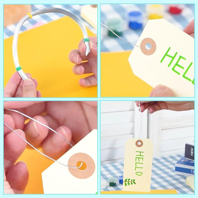 SallyFashion 120 PCS Manila Tags - Image 6