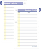 AT-A-GLANCE 2027 Desk Calendar Refill, Daily, 3.5" x 6", Standard, Loose-Leaf, QuickNotes (E5175027)