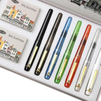 GC QUILL Calligraphy Set Fountain Pens 7 Different Size Nibs and 36 Assorted - Image 4