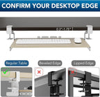 AX WABER Keyboard Tray Under Desk Pull Out - Image 7