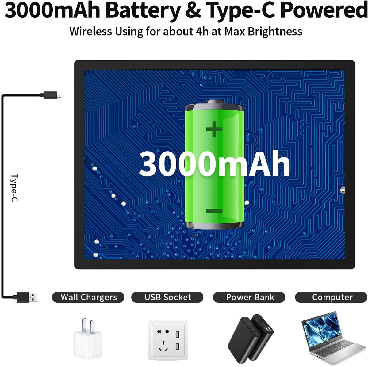 zocelight a3 rechargeable light box with stand/clips,led light shown in use