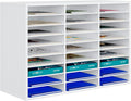 PAG Mail Sorter Organizer, Wood Literature Organizer, Student Mailbox by PAG