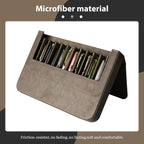 MIVLXLX PU Leather 12 Fountain Pen/Pencil Tray Case Organizer, Fashion Design - Image 3