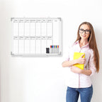 Lincia 24" x 18" Horizontal 2 Weekly Dry Erase Calendar - Image 4