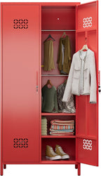 SUPEER 2 Doors Metal Storage Locker by SUPEER