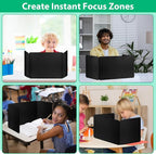 12 Pack Desk Dividers for Students, Waterproof Durable Plastic Testing Dividers - Image 6