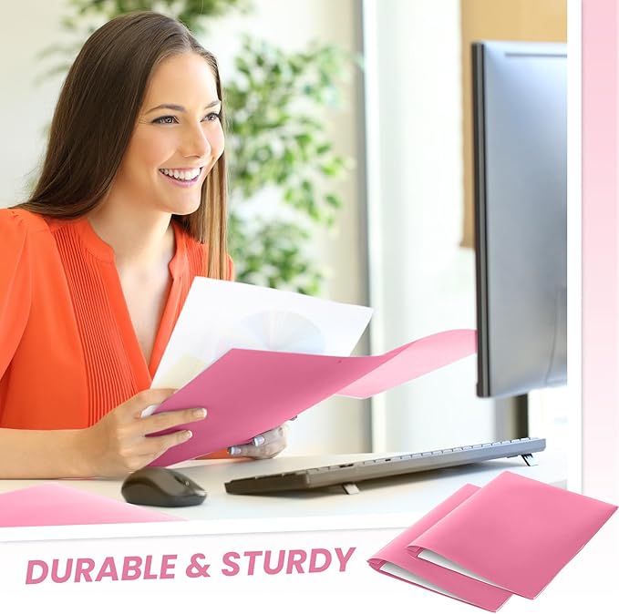 Lincia 100 Pcs Plastic Folders - Image 6