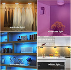 Onumii Puck Lights with Remote Battery Operated ED Under Cabinet Lighting - Image 5