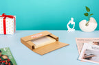 9x6x1.3 inch cardboard box for shipping dvd, cd, close-up detail